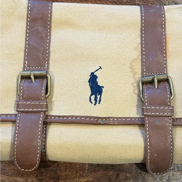 Polo by Ralph Lauren Canvas and Leather Toiletry Bag - Picture 2 of 5